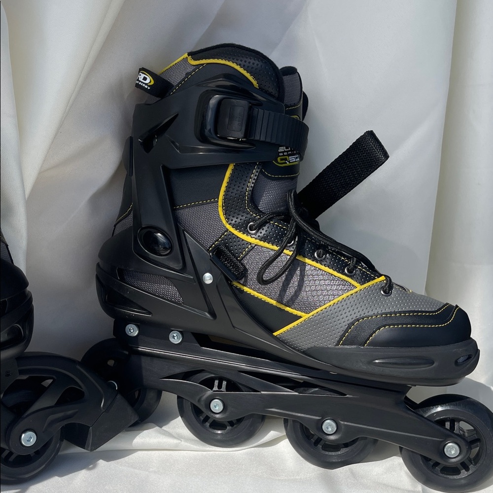 Lancer Black and Yellow Men's Athletic Inline Skates - Picture 5 of 9